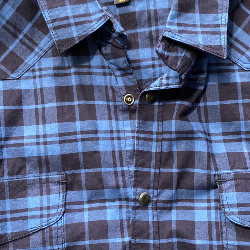 Mens Flannel Button-Up - X-Large - Picture 4 of 5